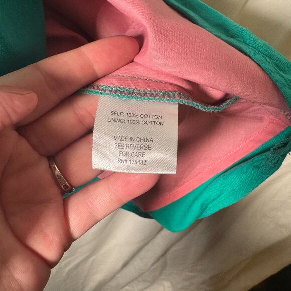 Modcloth Color Block Lined Swing Dress with Pockets - Picture 6 of 6